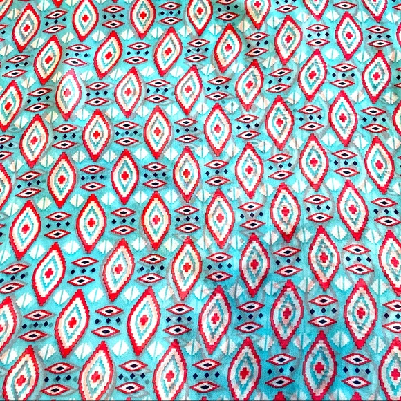 🎉HP🎉 Papermoon Pink & Blue Western Patterned Top - Picture 10 of 10